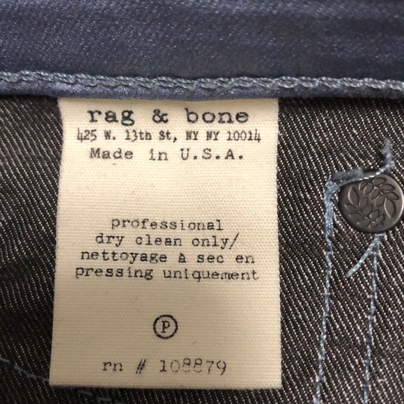 Rag & Bone Coated Denim Legging - Picture 5 of 5